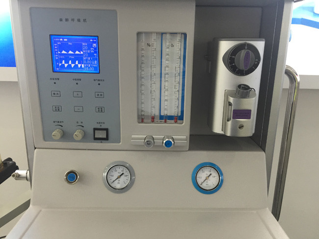 Electronic Multifunctional Anesthesia Unit Spec Sheet Pneumatic With 1 Vaporizer
