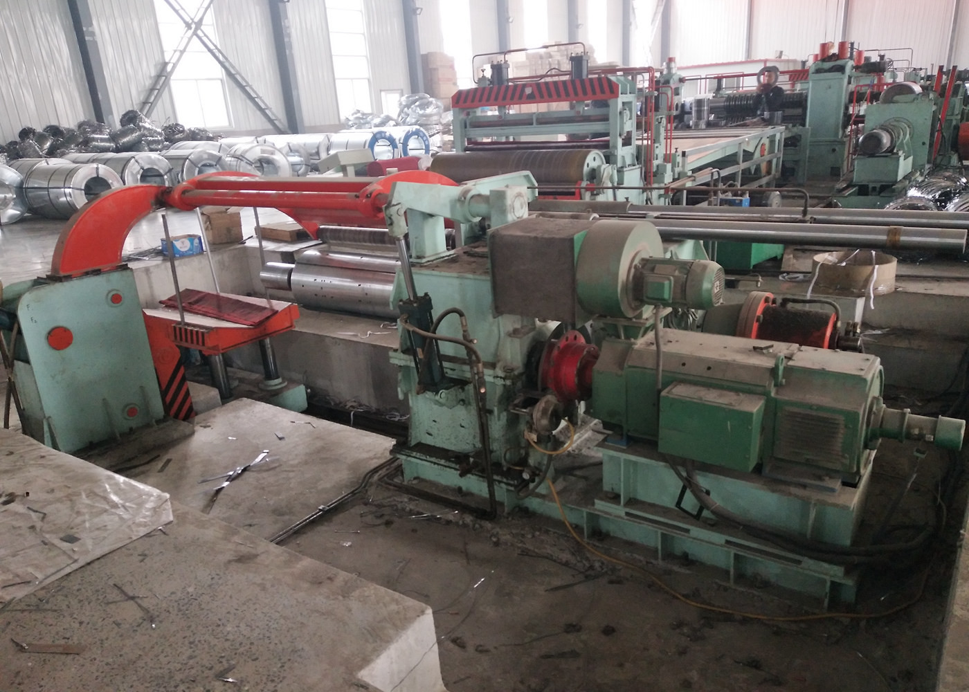 4X1600mm High Speed Coil Slitting Machine / CE Passed Steel Slitting Line 380V