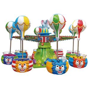 Quality The circus animals in 8 colors big helicopter lifting and revolving amusement park ride wholesale