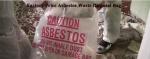 Polyethylene disposal asbestos waste bags, Asbestos trash bags, construction bag