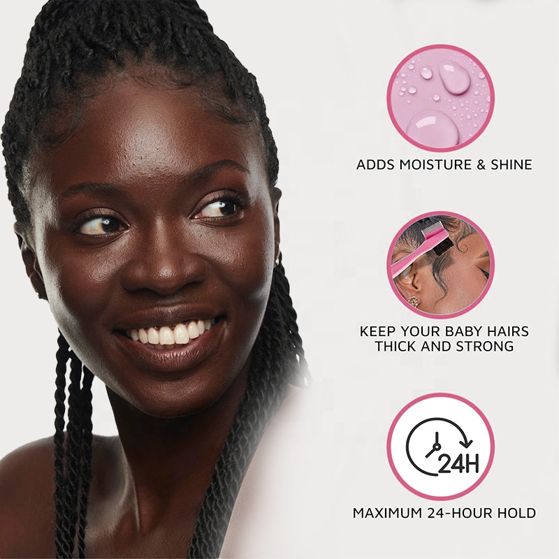 Age Group Adults Firm Hold Edge Control for Black Hair Sweat Proof Formula