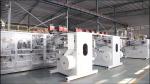 90T Mitsubishi Siemens PLC I Shape Baby Diaper Machinery