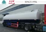 2 Axle 12R22.5 Fuel Tanker Trailer For Haul Diesel Transportation