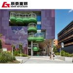 Spacious Well Ventilated Prefabricated Steel Structure Constructed School For