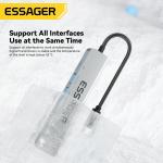 7 In 1 USB C HUB Multifunction Ports Fast Transmission 60W 4K 30Hz