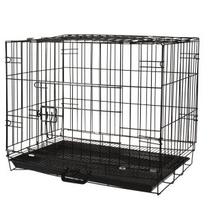 Quality Foldable Stainless Steel 60x41x49cm Foldable Pet Cages wholesale