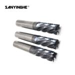 Tungsten Carbide CNC Roughing Milling Cutter HRC50 HRC55 6 Flutes End Mill 10mm