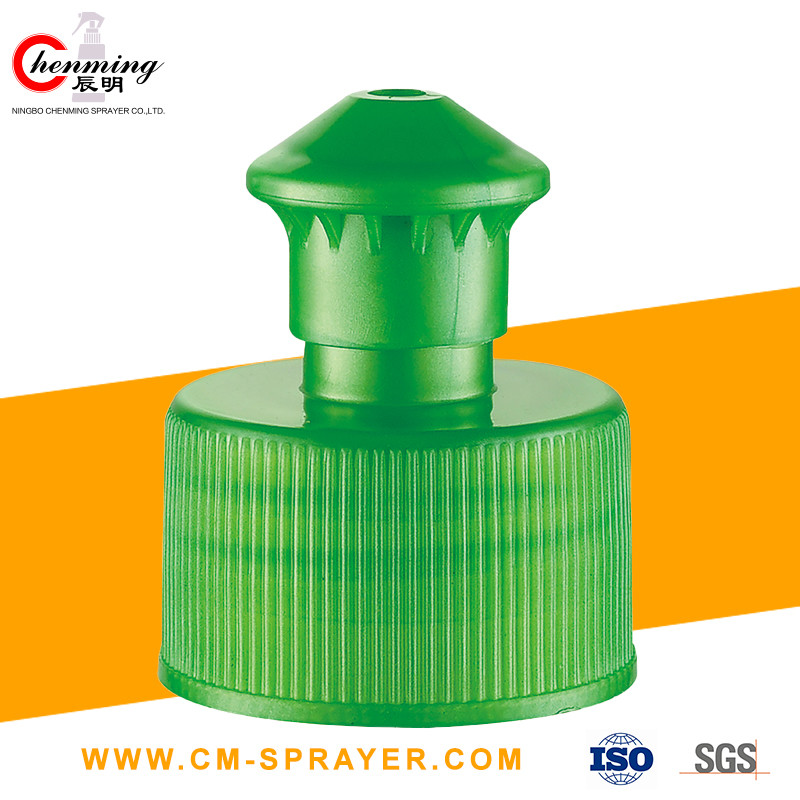 24-410 Cosmetic Bottle Caps 28-410 Plastic Water Bottle Push Pull Cap Lid For Sports Bottles