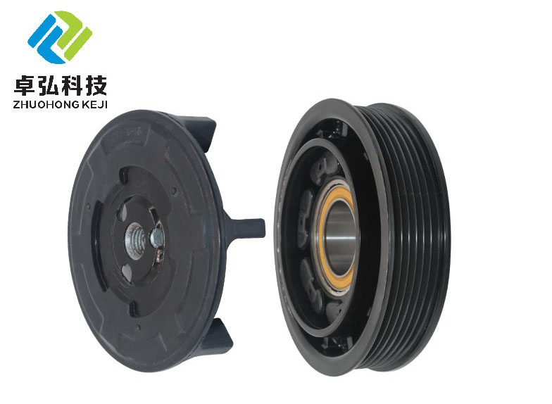 OE 4F0260805F Auto AC Compressor Pulley Clutch 12V 120MM 6PK for AUDI A6 3.0 2011-2016