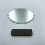 OEM Oval Decorative Metal N35 Magnetic Name Badge