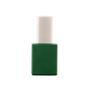 Quality Green Glass Empty Fingernail Polish Bottles 12ml Screen Printing Surface wholesale