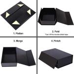 Wholesale Custom Gift Cosmetics Clothing Packaging Black Specialty Crocodile