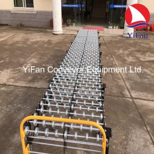 Quality Flexible Extendable Gravity Steel Skate Wheel Conveyor wholesale