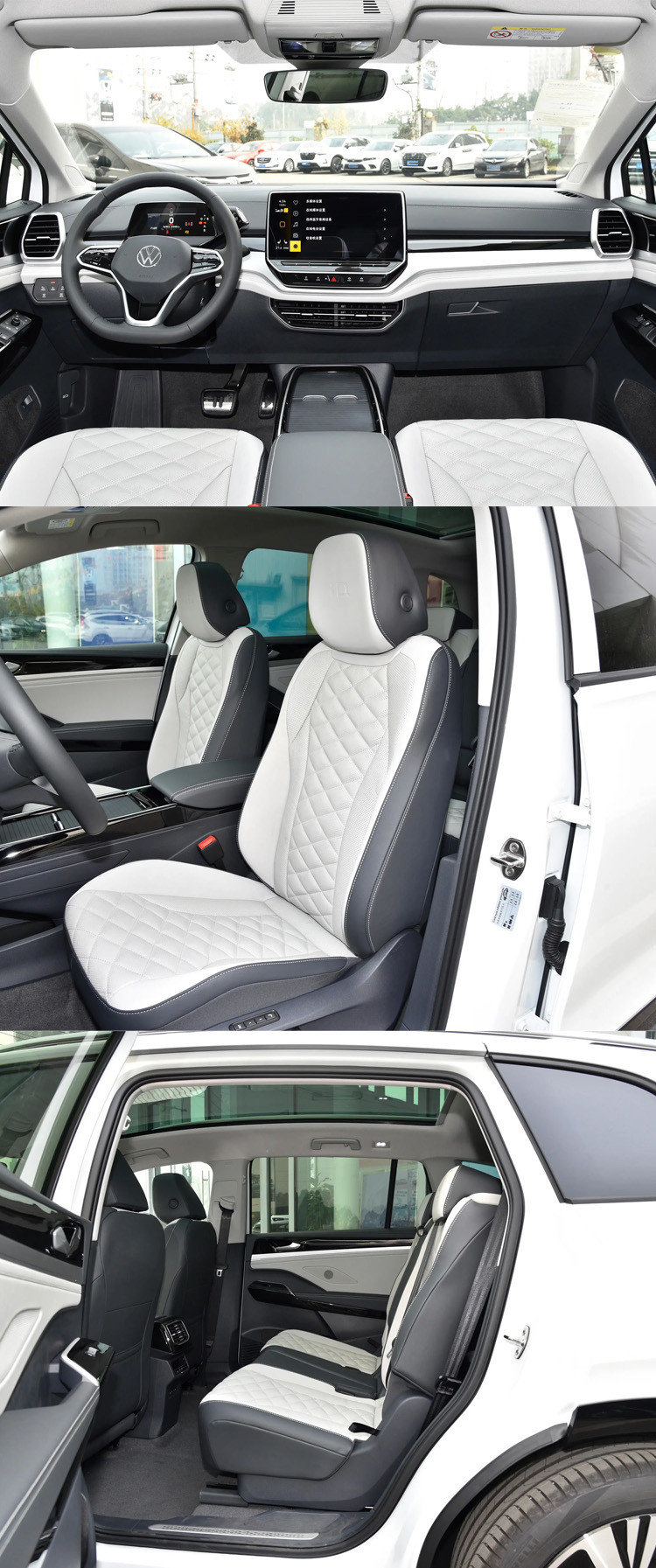 ID6 Prime Pro Crozz EV Electric SUV R19 Tire Size Electric Rear Window