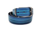 Business Men Clamp Pin Buckle Belt With Embossed Strap