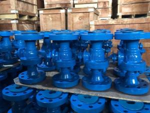 Quality 300lb 2 Piece Full Bore Float Operated Ball Valve wholesale