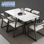 Solid Wood Nordic Marble Dining Table Dining Table And Chair Square