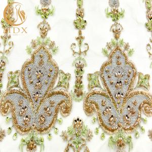 Quality Special Wedding Lace Fabrics Material Water Soluble Handwork 135cm Width wholesale