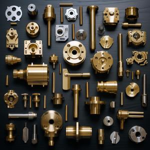 Quality Milling Turning Brass Machined Components For Aerospace Automotive Industry wholesale