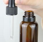 Black Anti Theft Burette 18 410 Plastic Bottle Dropper For Fine Oil