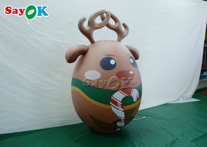 10ft Christmas Decoration Outdoor Air Inflatable Elk Wapiti Deer Mascot Cartoon