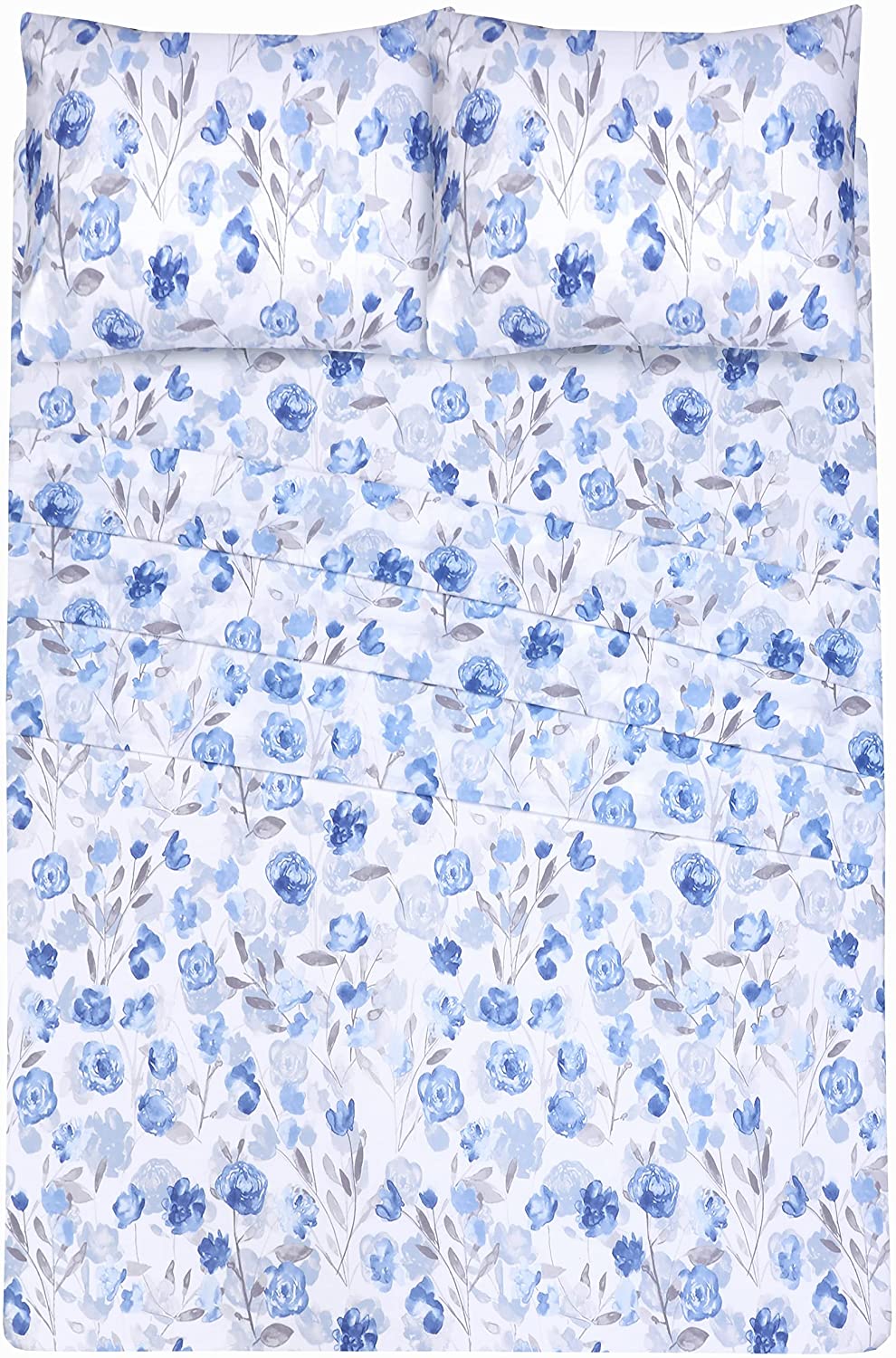 133x72 Woven 100% Cotton Bed Sheets 4 Pcs Bed Sets Organic Cotton Material