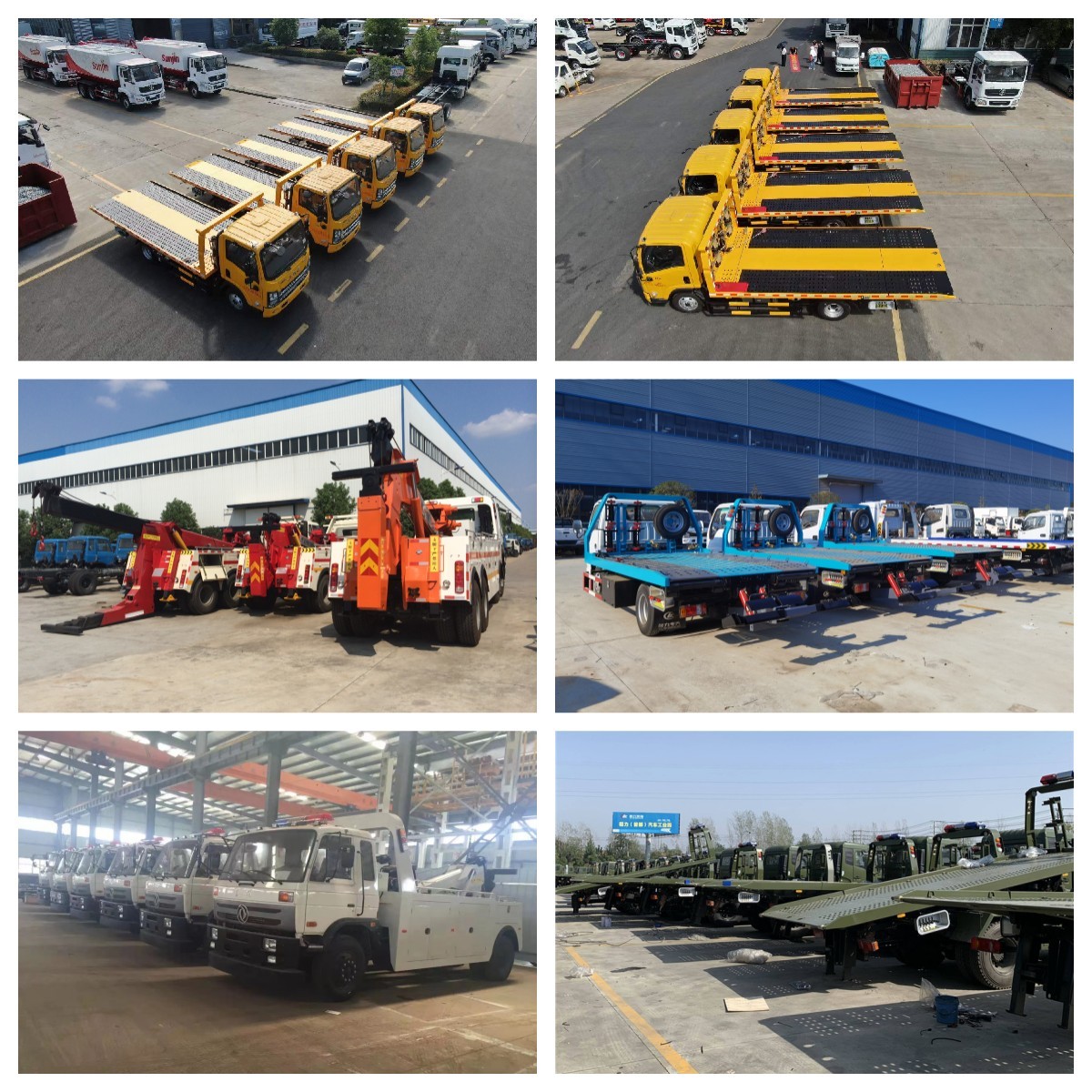 6 Wheels Sinotruck Howo Wrrcker Bed Winch Support Excavator Loading Road Rescue Truck