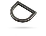 Popular Black Metal D Rings , Rack Plating Custom D Rings For Bag Making