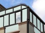 Frosted Glass One Sided Window Film , Matte White One Way View Window Film Anti