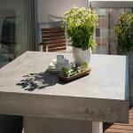 Water Proof Resisitant GRC Concrete Table Set for Enduring Luxury Concrete