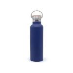 Double Wall 750ml Stainless Steel Sport Water Bottle With Bamboo Lid