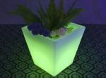 Heat Resistance Custom Rotational Molding LED Flower Pot PE Planters