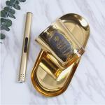 Gold Glass Jar Room Scented Candles Electroplated Luxury Scented Candle