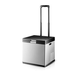 Quality Car And Household Mini Fridge 12V 220V 400*390*410mm With Silver And Black Color wholesale
