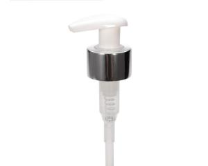 Quality Silver Luxury Plastic Aluminum Cream Lotion Pump 28/410 wholesale
