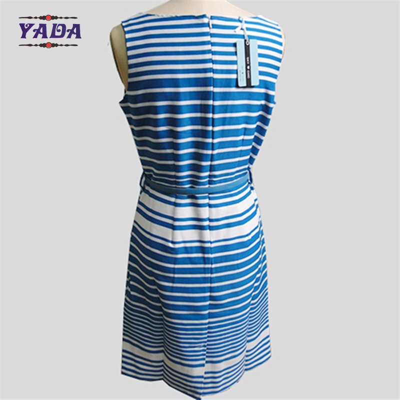 Fashion white and blue sexy clothing clothes ladies dress for women