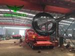 60T Modular Semi Trailer Low Loader Three Axles Hydraulic Suspension