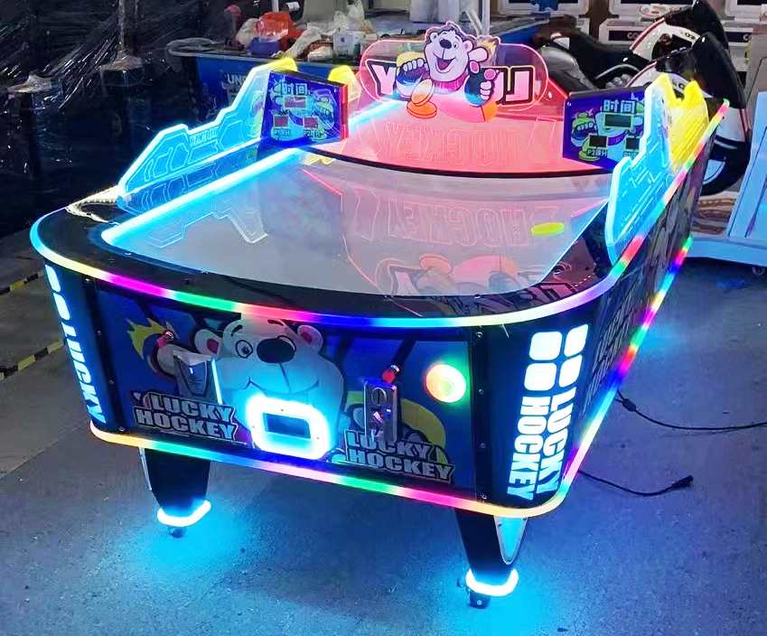 Happy Fun Coin Op 2 Players Air Hockey Game Machine For Amusement Room