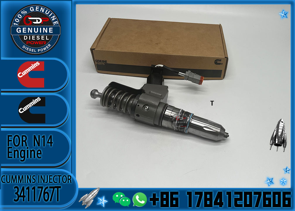 Brand New Diesel Common Rail Diesel Fuel Injector 3411765 3087560 3411767T For Cummins QSN14 N14