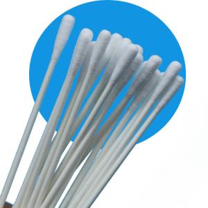 Quality Eco-friendly Paper Stick 3.2mm Small Round Qtips Cleanroom Cotton Bud Swab with Double Heads wholesale