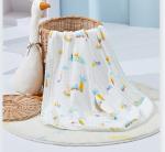 Lovely Animal Printing Natural Gauze Fabric For Infants Clothing 200GSM