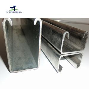 Quality Prefabricated Mild Steel C Channel High Precision Dimensional Stable Customized wholesale