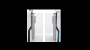 China Infrared Sensor Access Control Swing Gate Turnstile Narrow Cabinet Painting Indoor Installation on sale