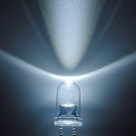 5mm White Color 8000-12000K 2000-4000mcd Round Clear Lens Candle Flickering