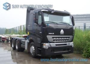 Quality 420 HP Sinotruk HOWO A7 Tractor Truck Heavy Prime Mover AMT Gearbox Diesel Fuel Type wholesale
