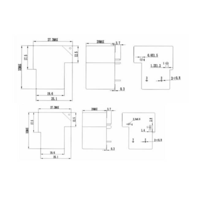 Normally Open DC 24V 30A Power Relay SPST Sealed For Car Power Charging Point