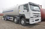White Color Pressure Vessel LPG Tank Trailer , Stainless Steel Lpg Tank