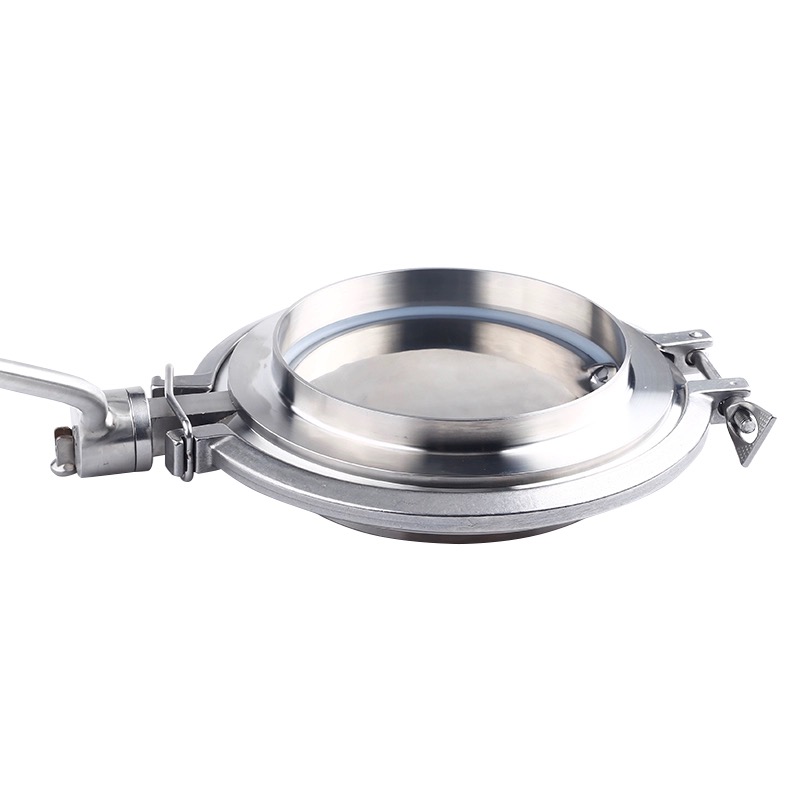 Equal Stainless Steel 304 Sanitary Powder Valve Butterfly Valve