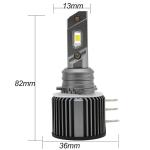 H15 LED Headlight Car Headlamp 80W 8000LM For Volkswagen Golf 6 7/Touran