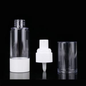 Quality Skincare Clear Airless Cosmetic Bottles With Lotion Pump wholesale